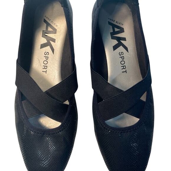 ANNE KLEIN Flats – Comfort Slip-On, Black Straps, Sz 6.5, NWOT, Travel-Ready - Picture 3 of 7